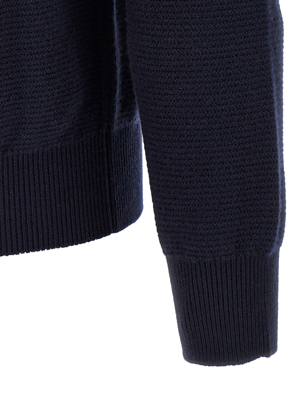 Blue Cashmere Polo Shirt