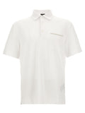 White Cotton Polo Shirt