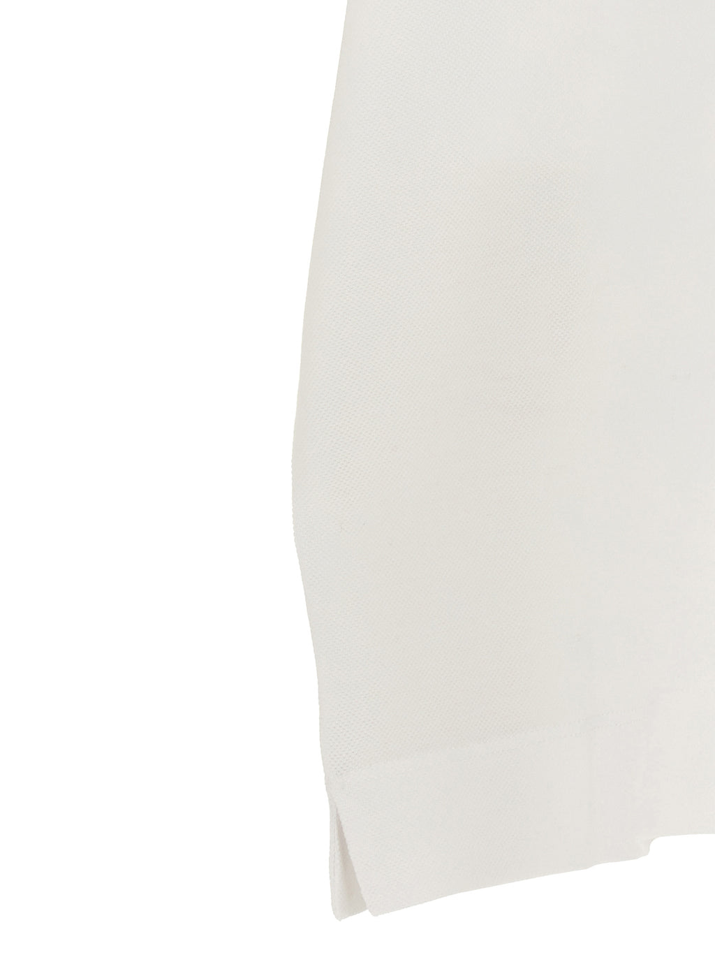 White Cotton Polo Shirt