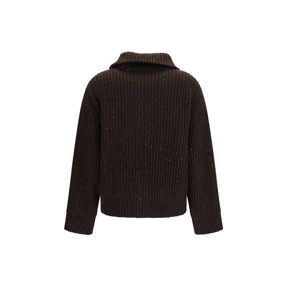 Brown Cashmere Sweatshirt