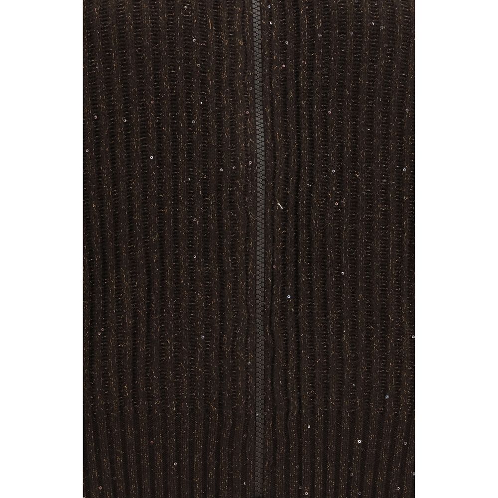 Brown Cashmere Sweatshirt