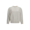 White Cotton Sweatshirt