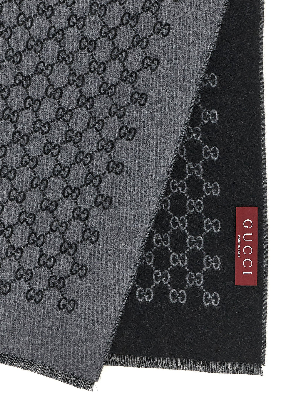 Gray Wool Scarf