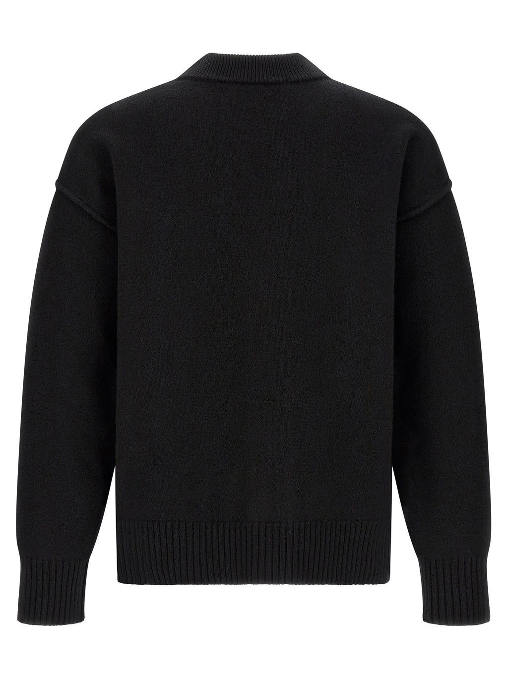Black Wool Cardigan