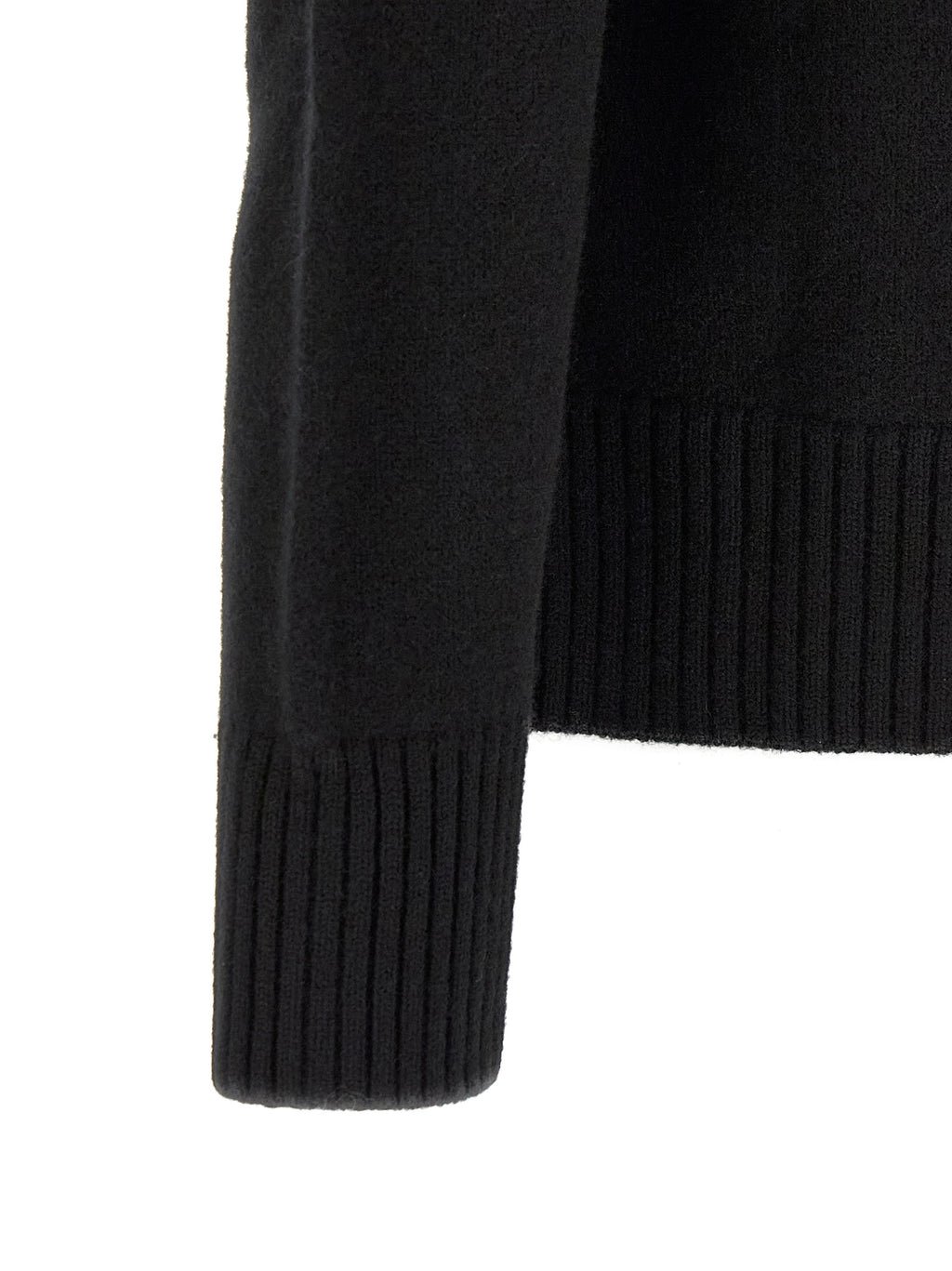 Black Wool Cardigan