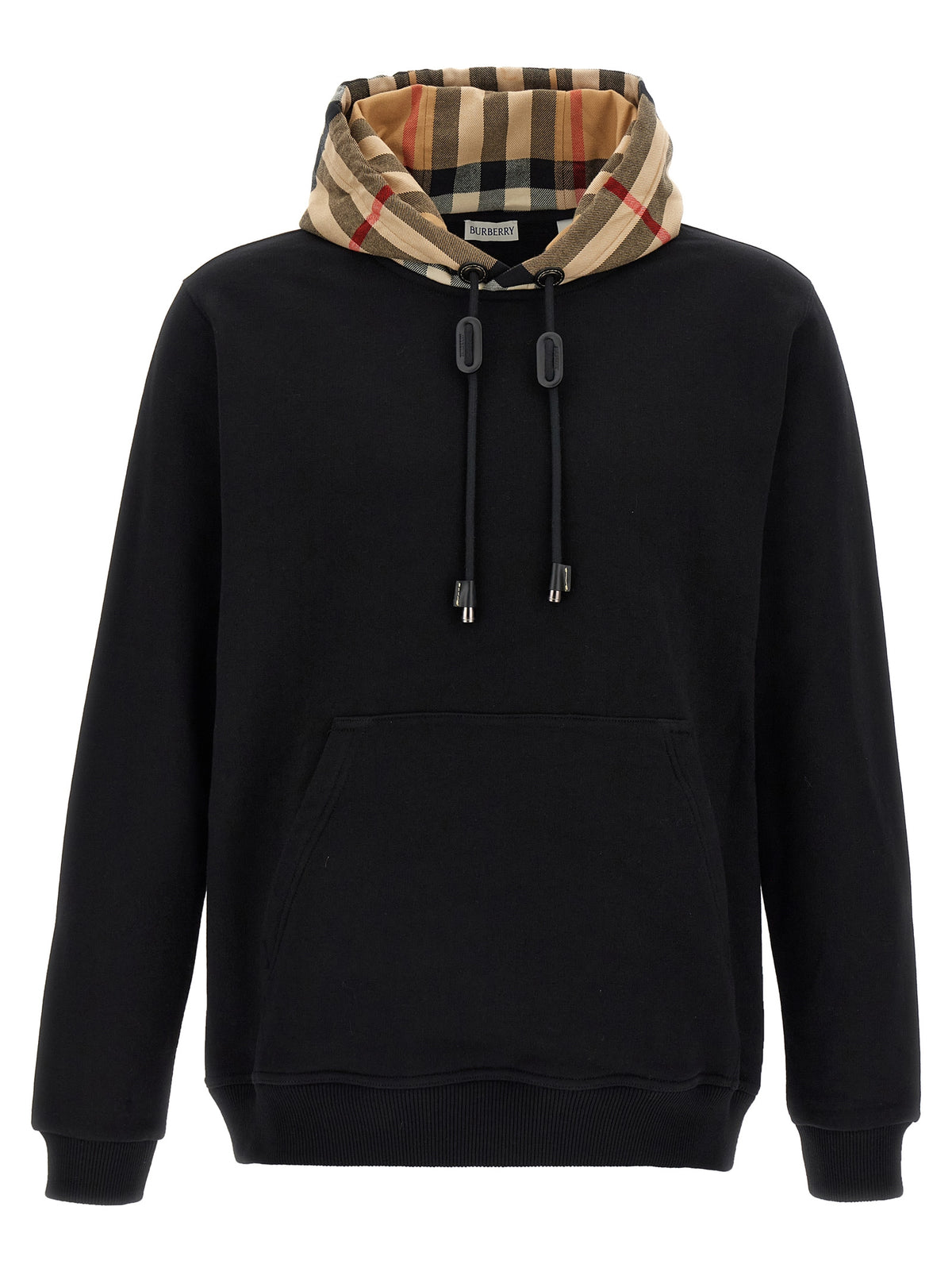 Black Cotton Sweatshirt