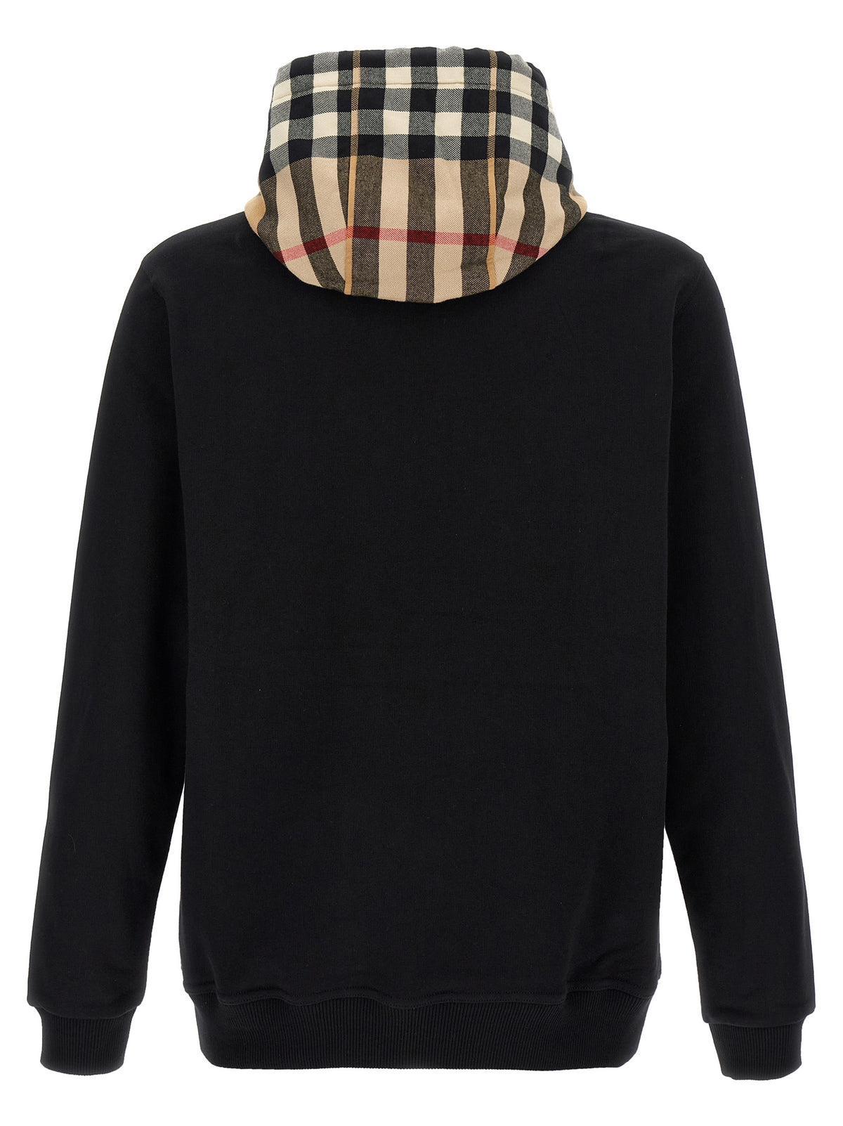 Black Cotton Sweatshirt