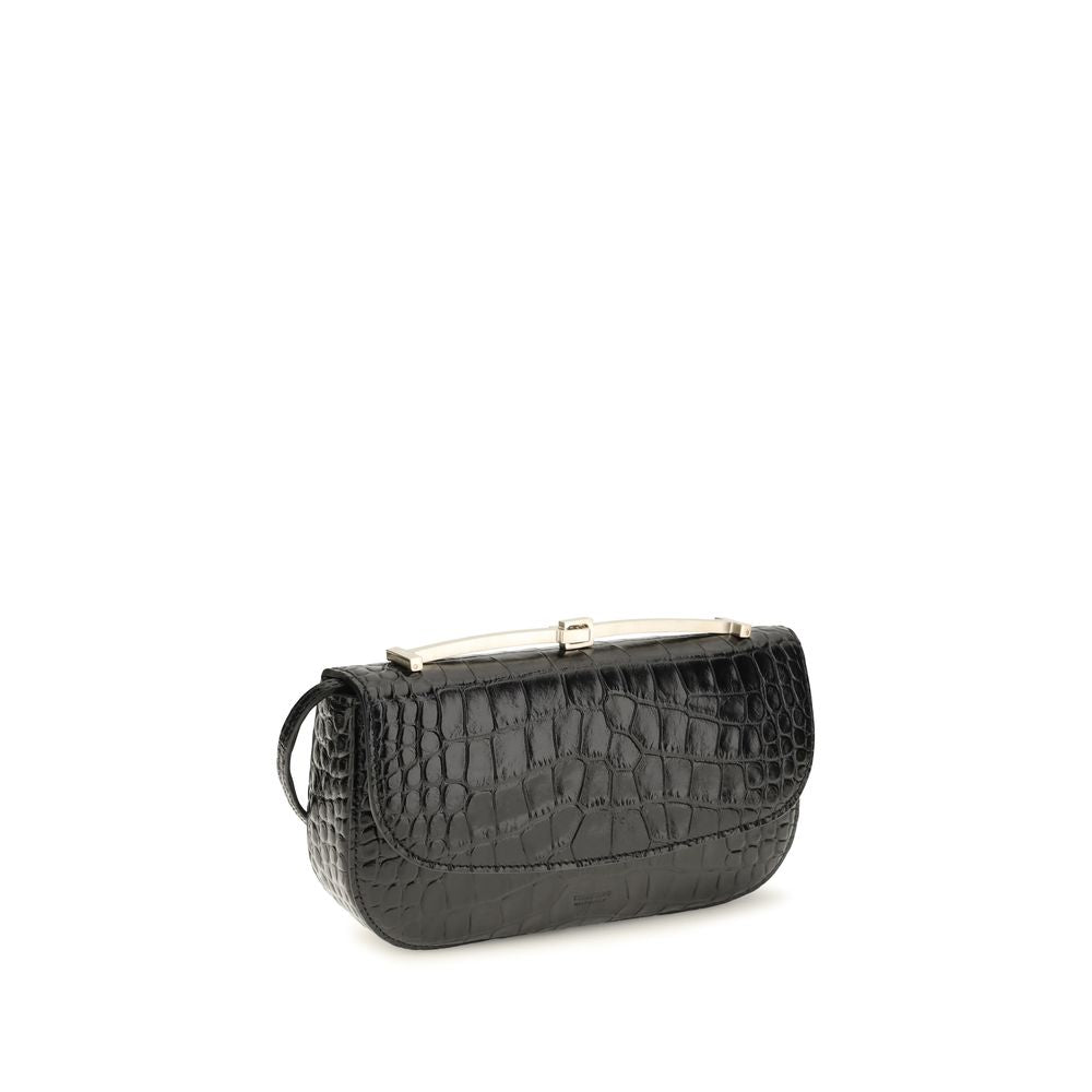 Black Calf Leather Bos Taurus Shoulder Bag