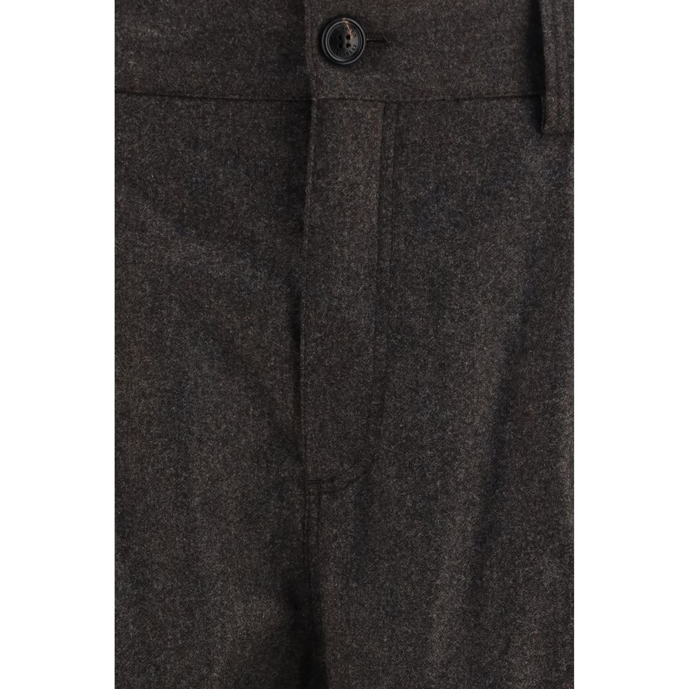 Brown Wool Oves Aries Cargo Pants