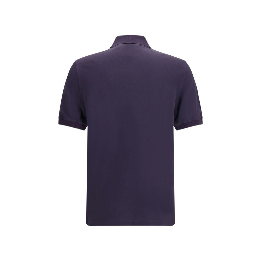 Purple Cotton Polo Shirt