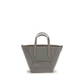Gray Calf Leather Bos Taurus Shoulder Bag