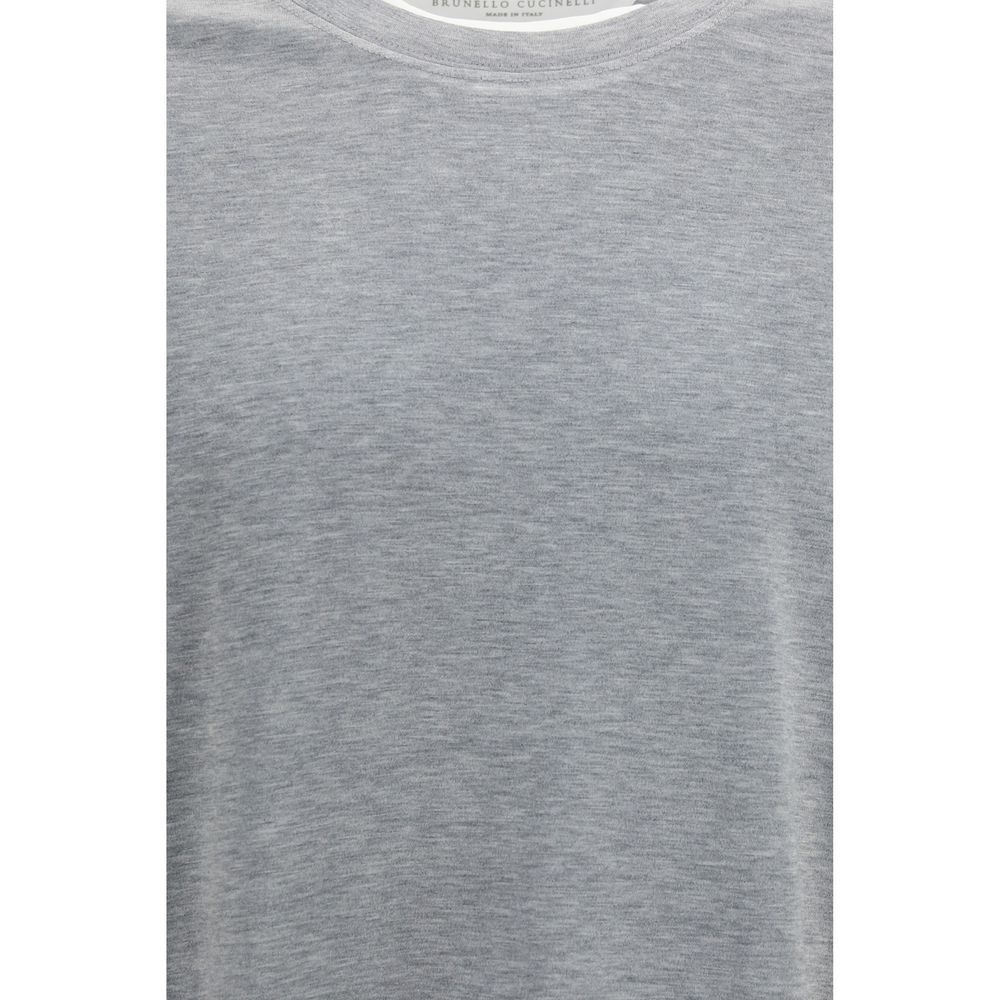 Gray Cotton T-Shirt
