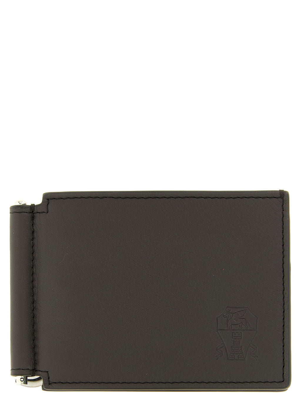 Brown Calfskin Money Clip