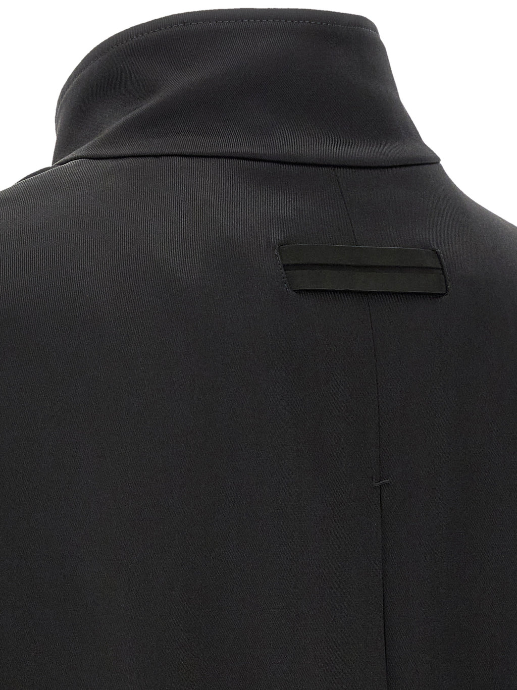 Black Satin Sweatshirt
