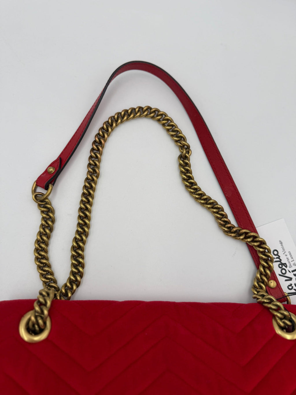 Bicolor Leather Handbag
