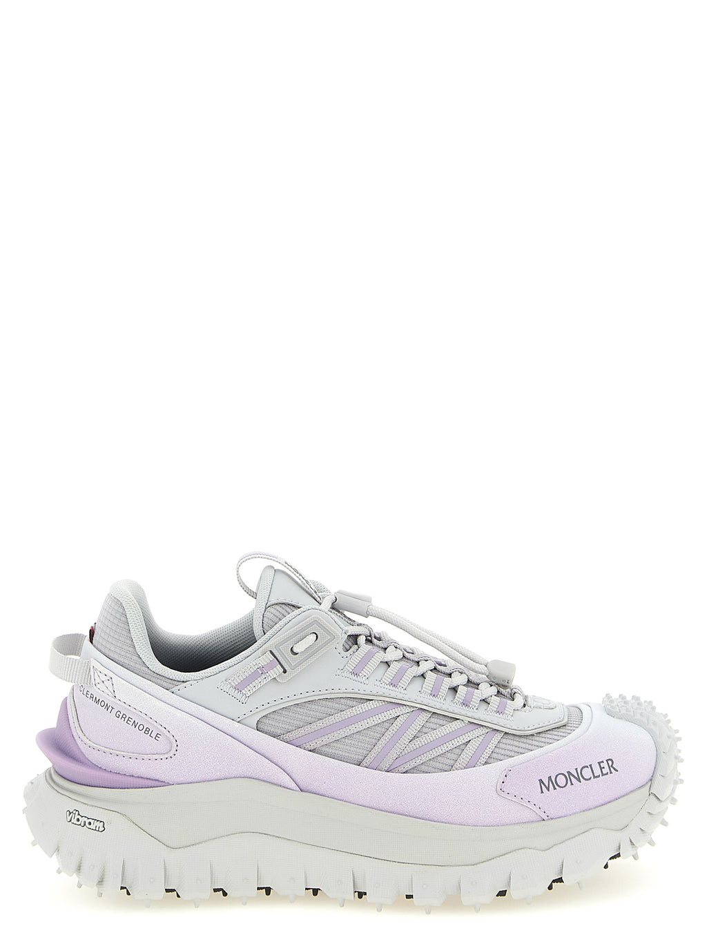 Purple Polyester Athletic Sneakers