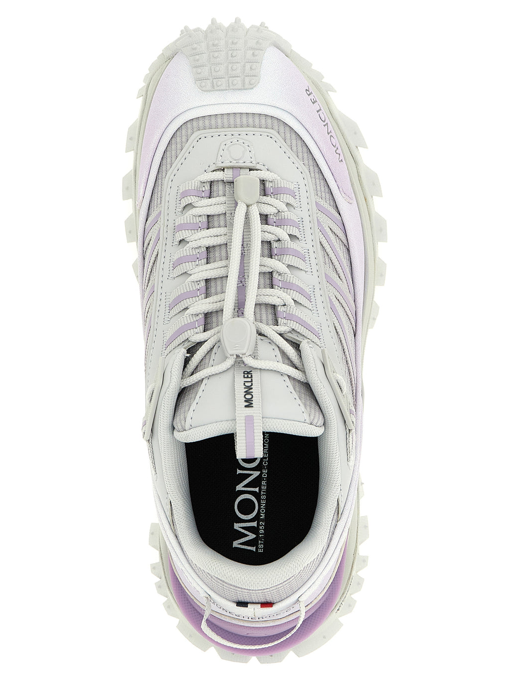 Purple Polyester Athletic Sneakers