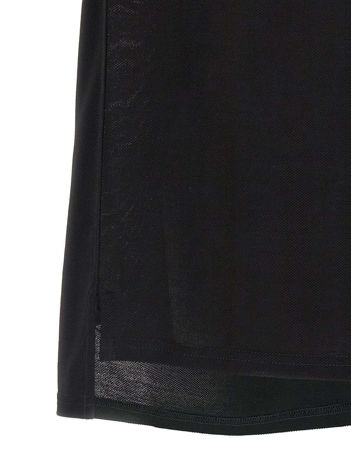 Black Cotton Polo Shirt