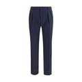 Blue Wool Oves Aries Casual Pants