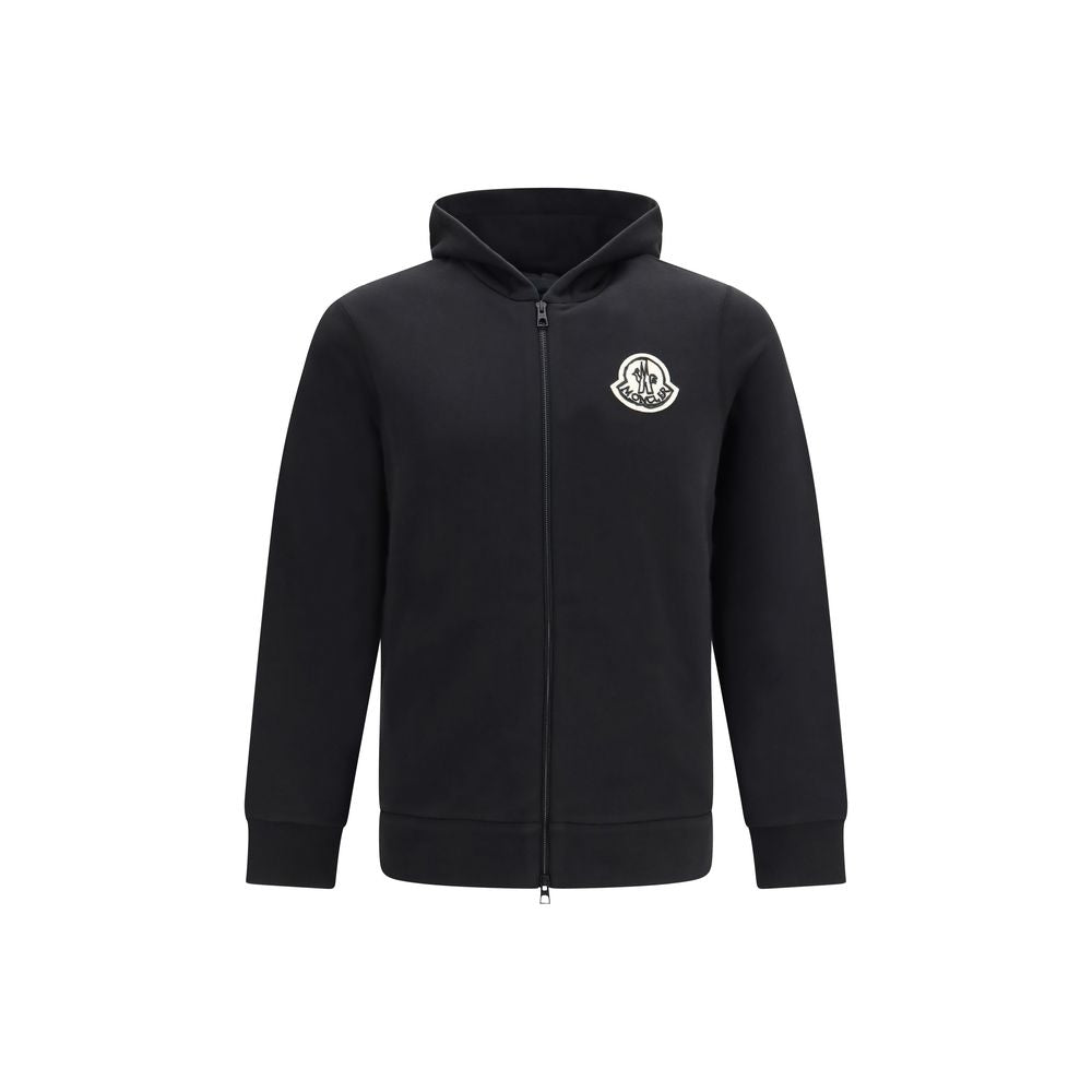 Black Cotton Sweatshirt