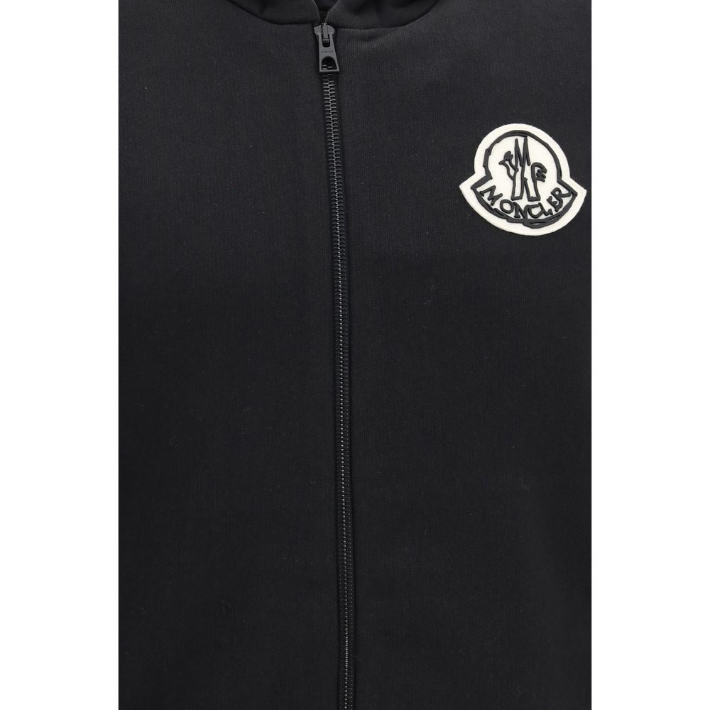 Black Cotton Sweatshirt