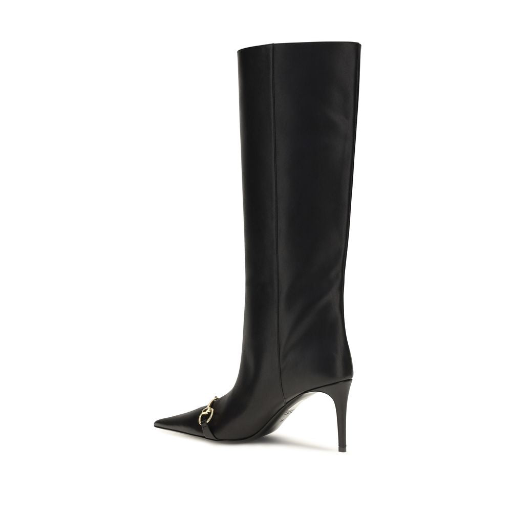 Black Calf Leather Bos Taurus Boots