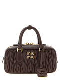 Brown Lamb Leather Handbag