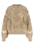 Beige Wool Cardigan