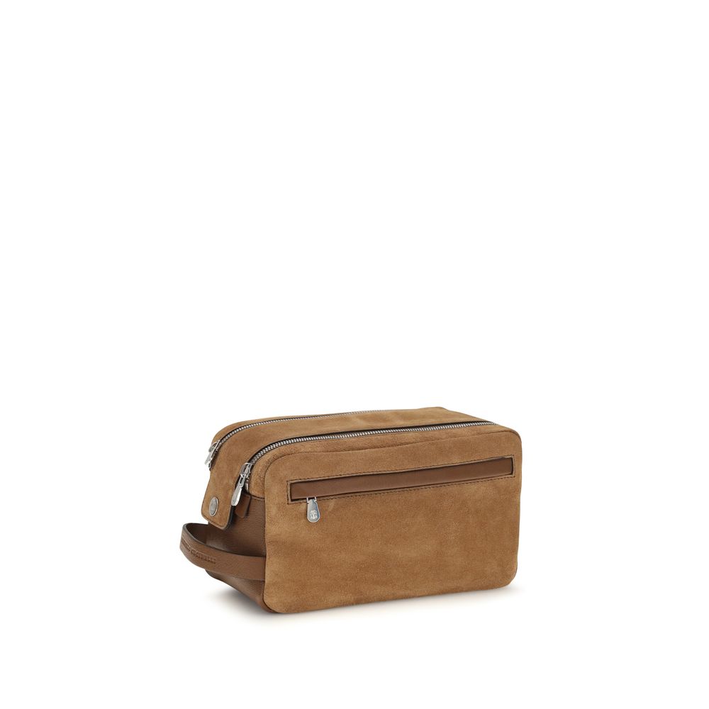 Beige Suede Leather Accessories