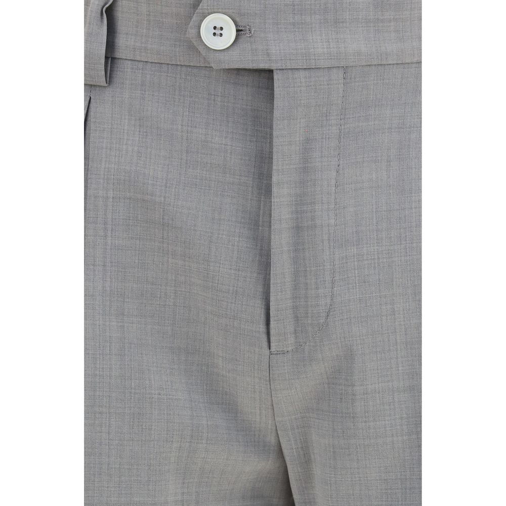 Gray Wool Oves Aries Dress Pants