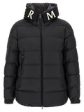 Black Polyester Full-Length Jacket