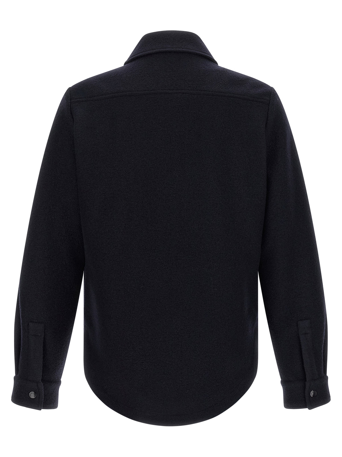 Blue Virgin Wool Blouse