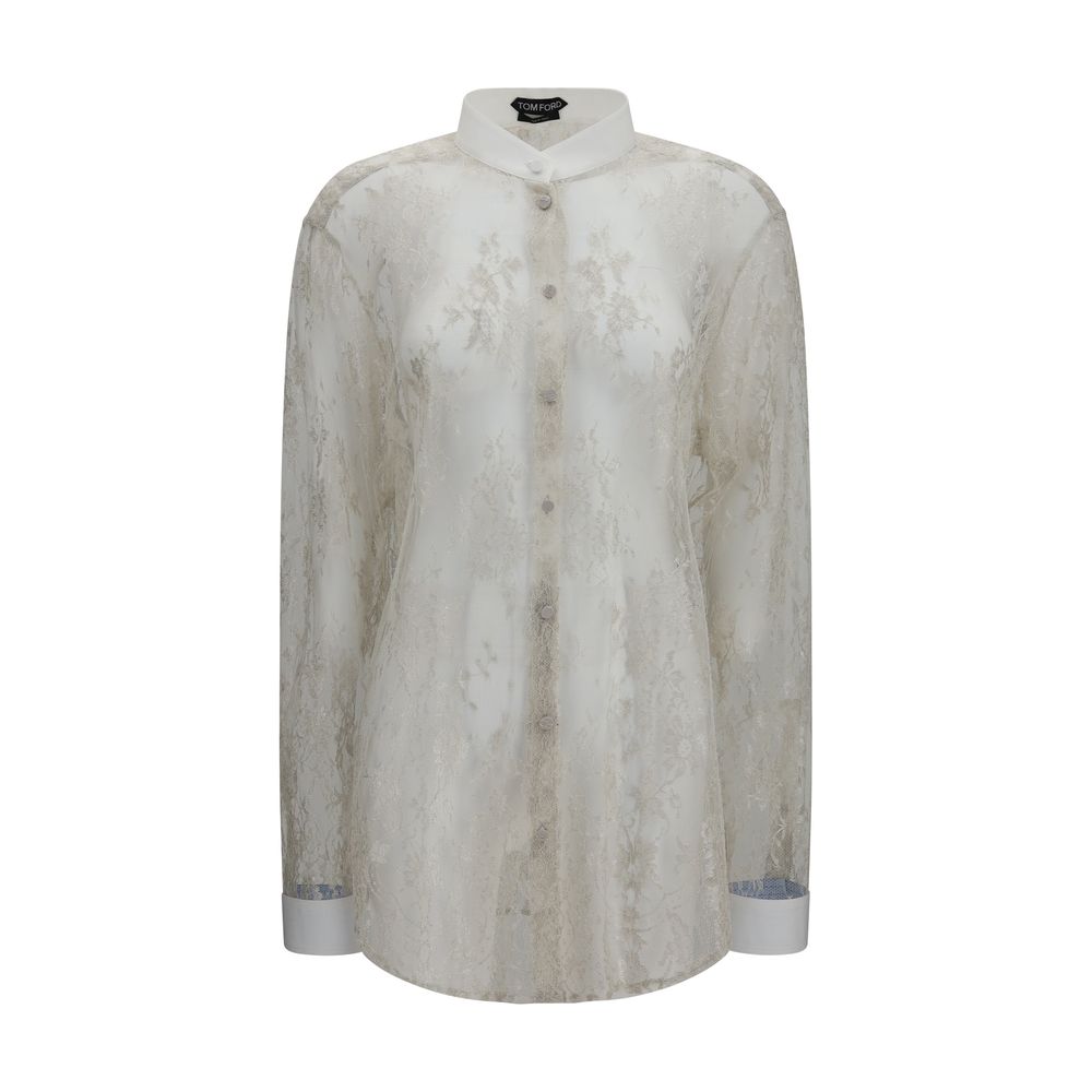 Beige Polyamide Blouse