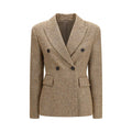 Beige Wool Oves Aries Full-Length Jacket
