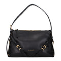 Black Leather Shoulder Bag