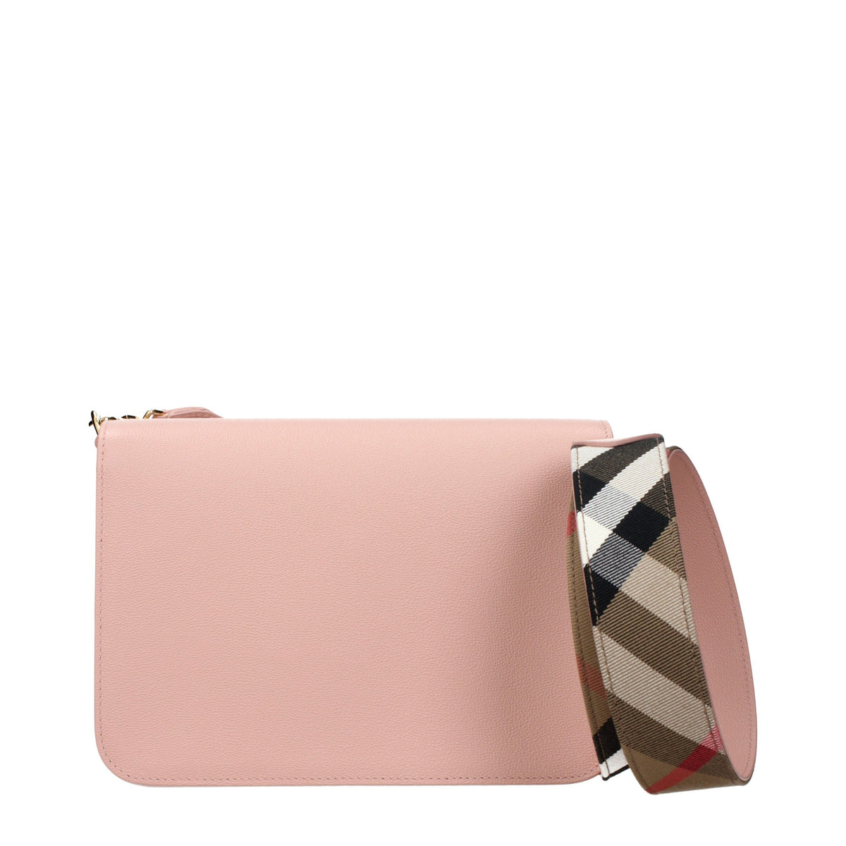 Pink Leather Crossbody Bag