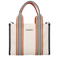 Beige Fabric Handbag