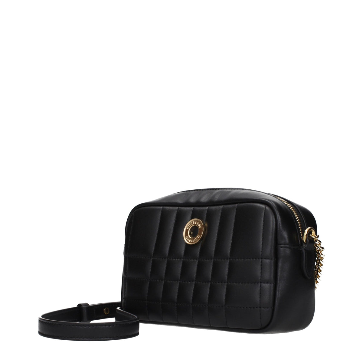 Black Leather Crossbody Bag