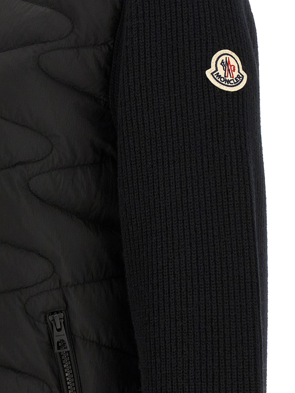 Black Polyamide Cardigan