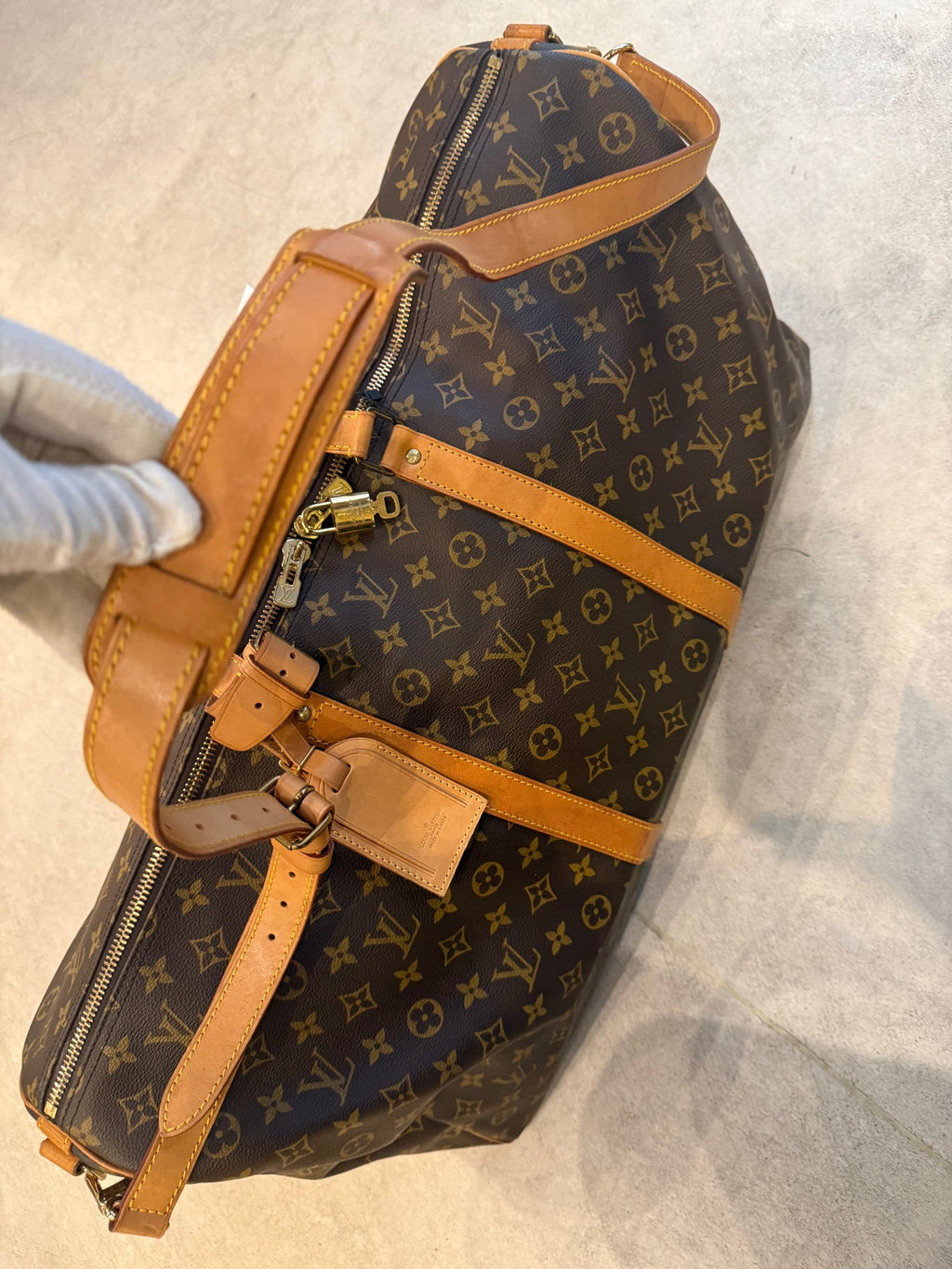 LOUIS VUITTON KEEPALL 60 Monogram with Strap