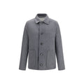 Gray Wool Oves Aries Full-Length Jacket