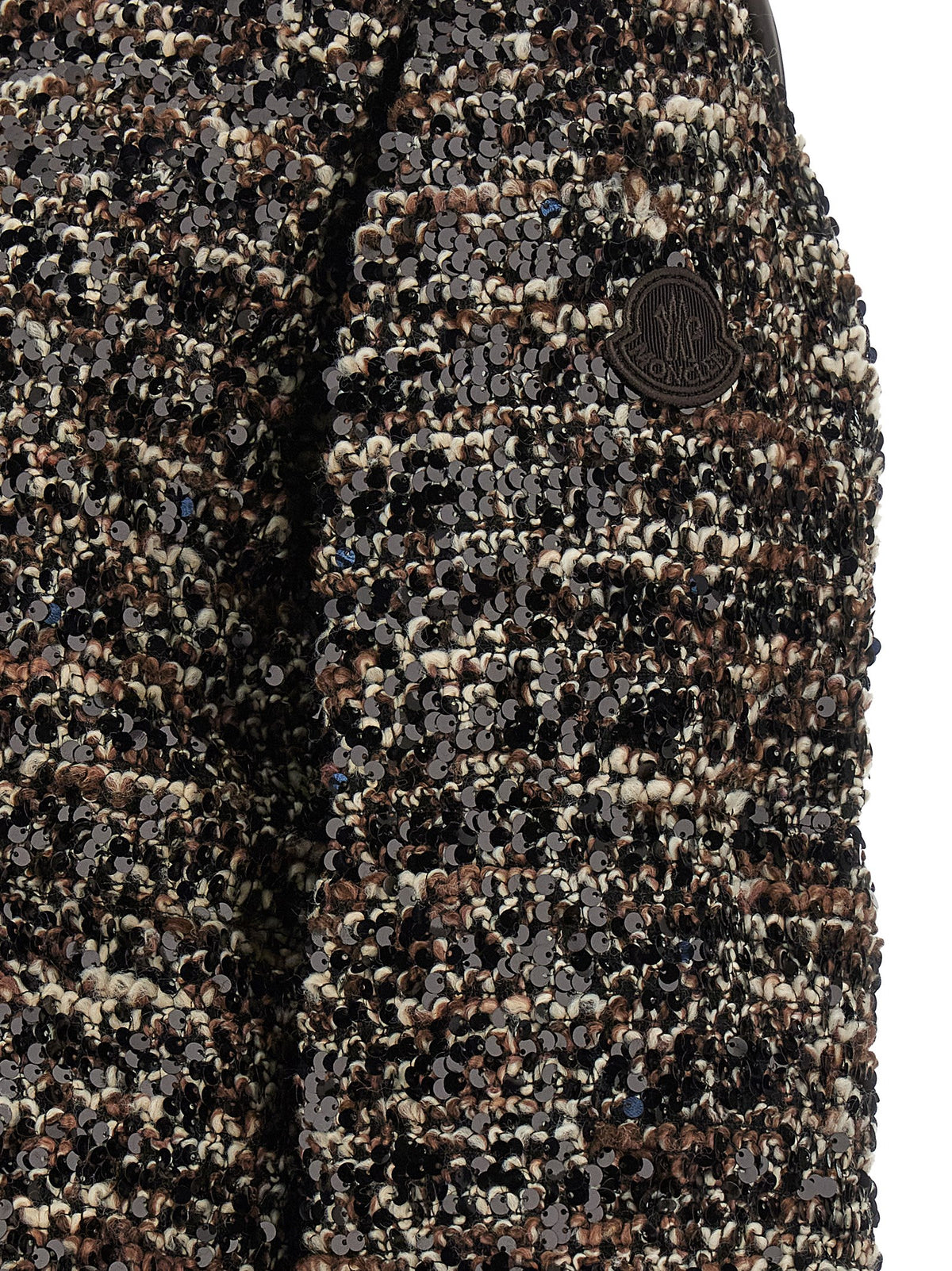 Brown Polyester Sleeveless Jacket