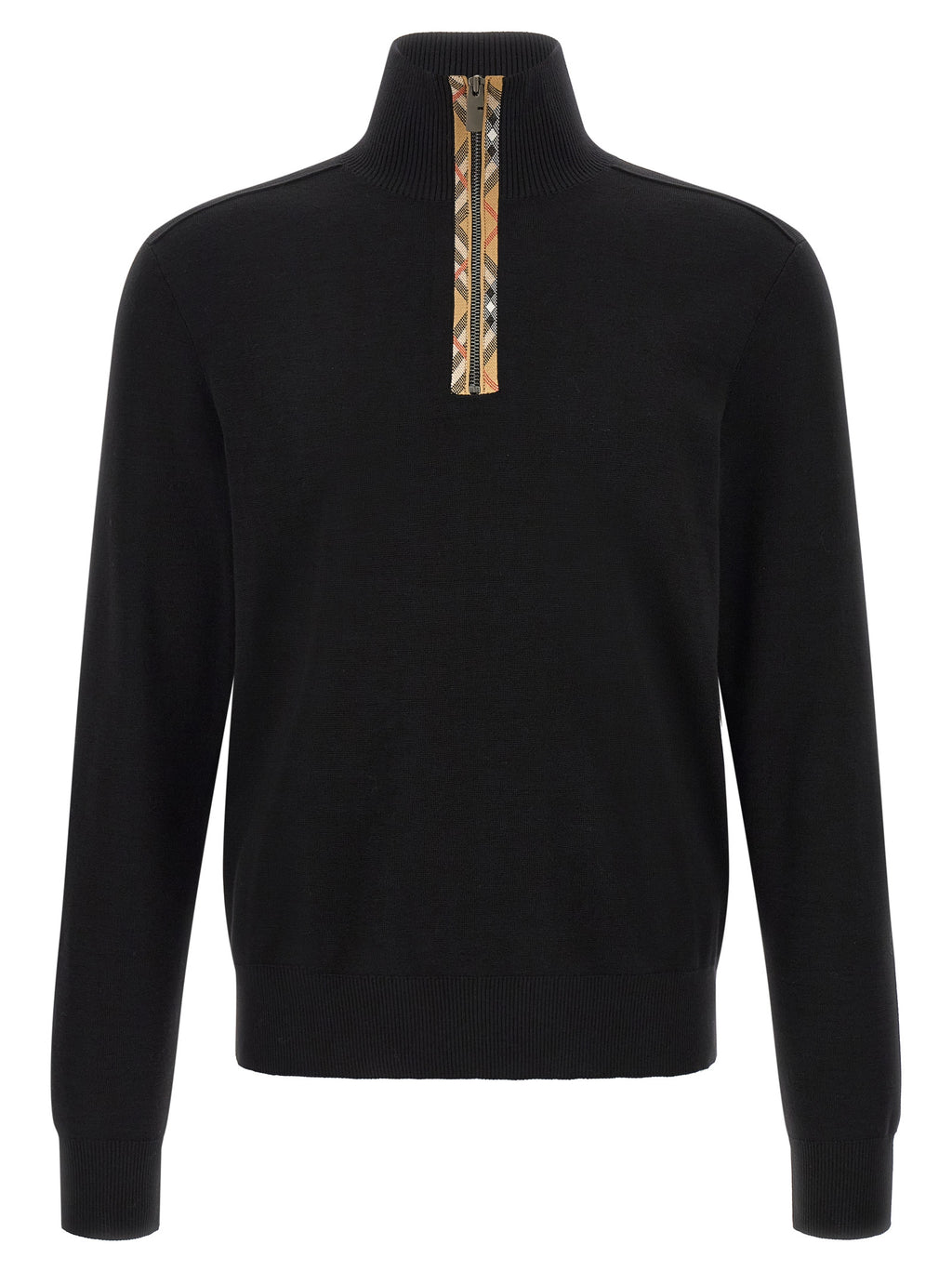 Black Wool Cardigan