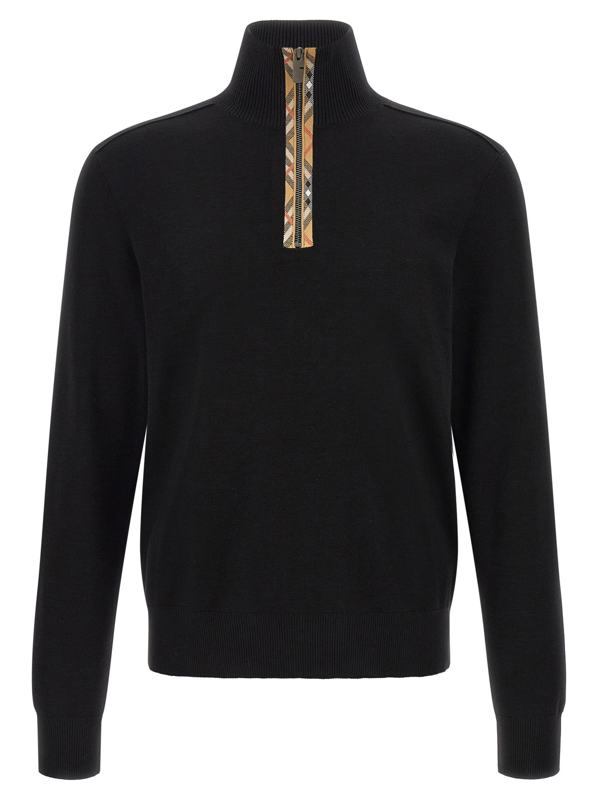 Black Wool Cardigan