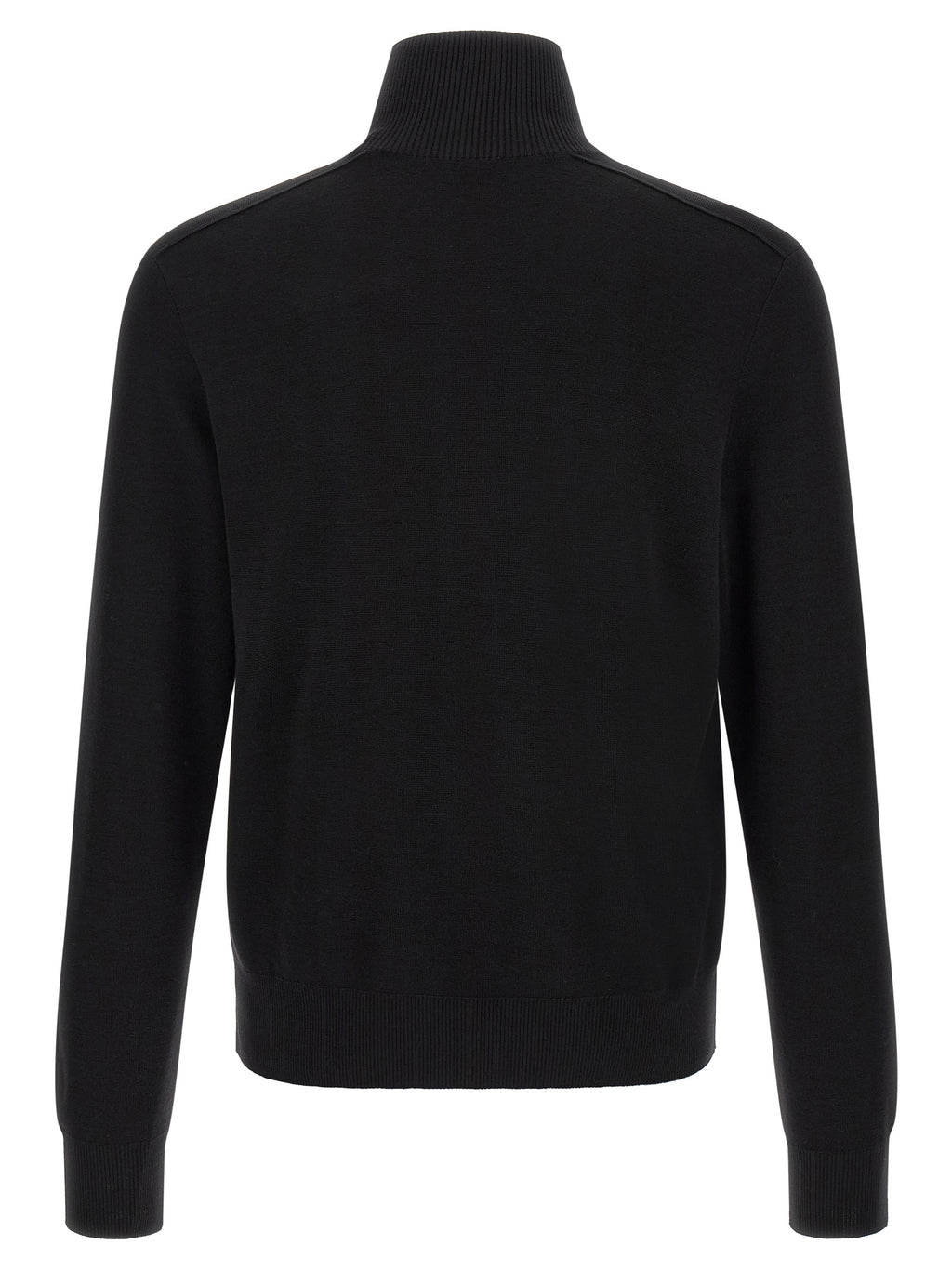 Black Wool Cardigan