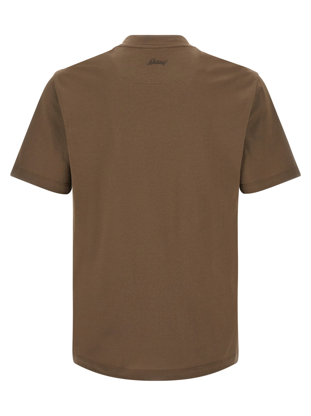 Brown Cotton T-Shirt