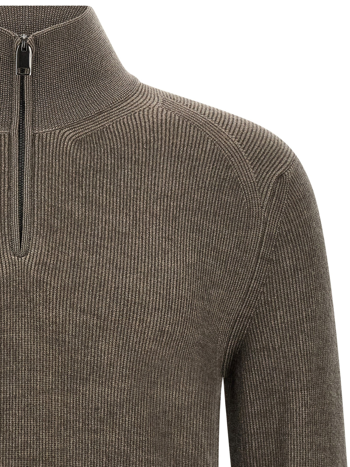 Brown Cashmere Cardigan