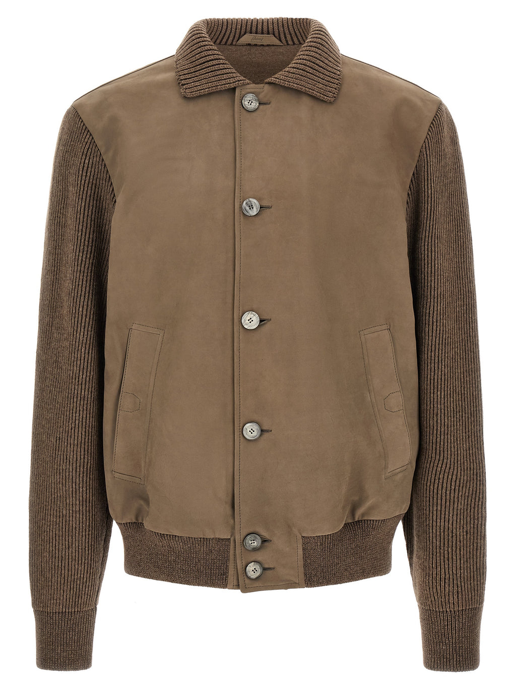 Brown Calfskin Leather Jacket
