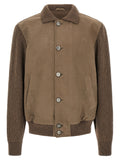 Brown Calfskin Leather Jacket