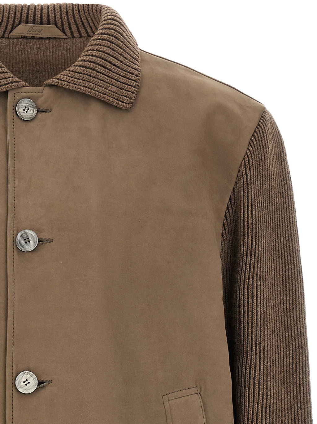 Brown Calfskin Leather Jacket
